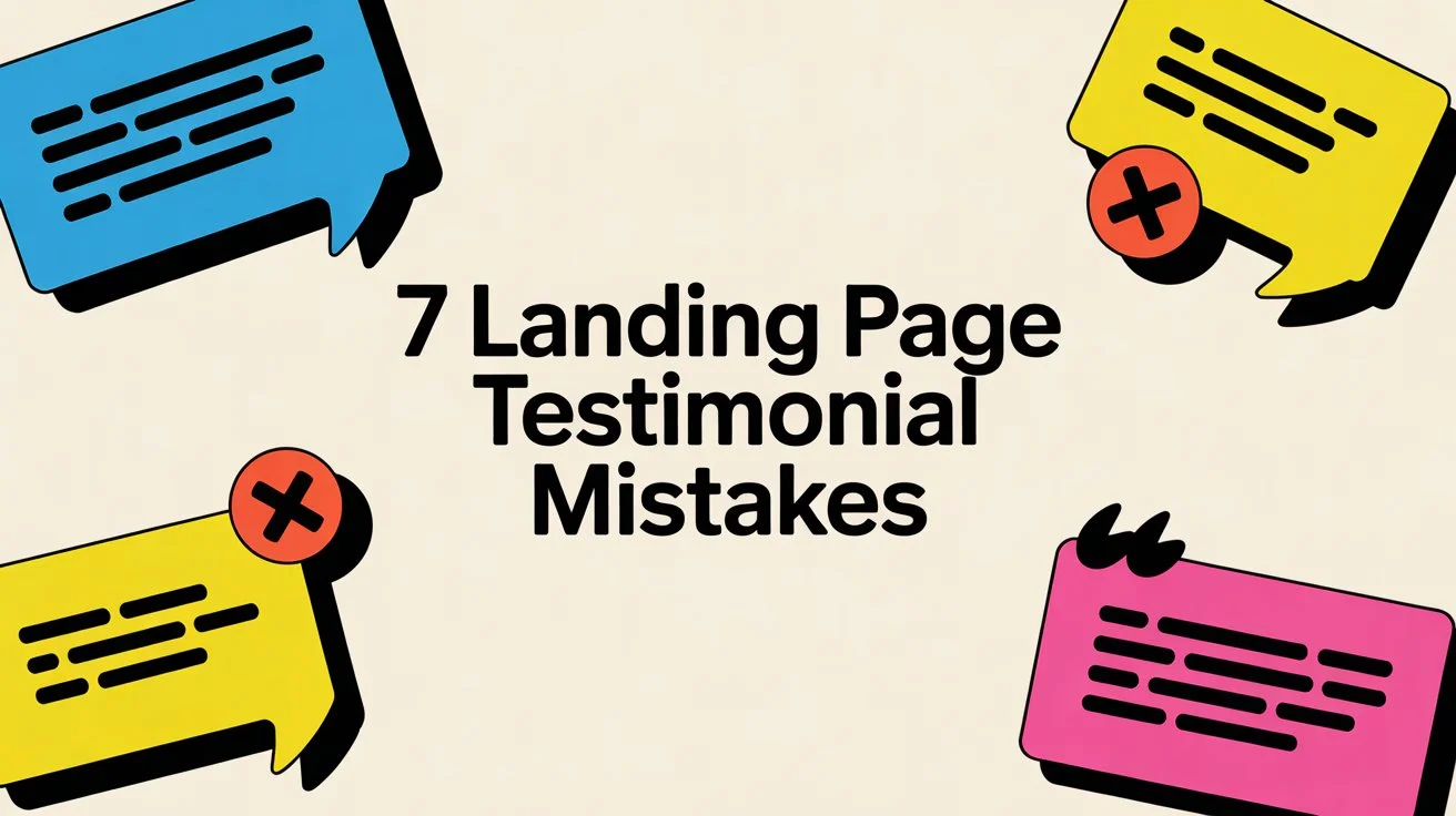7 Landing Page Testimonial Mistakes That Are Costing You Sales (With Fixes)